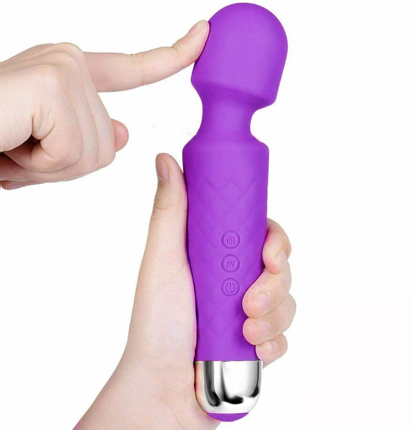 Magic Massage Wand Muscle Relaxation Massager 20 Speed Vibrating Full Body Therapy Motor Vibration
