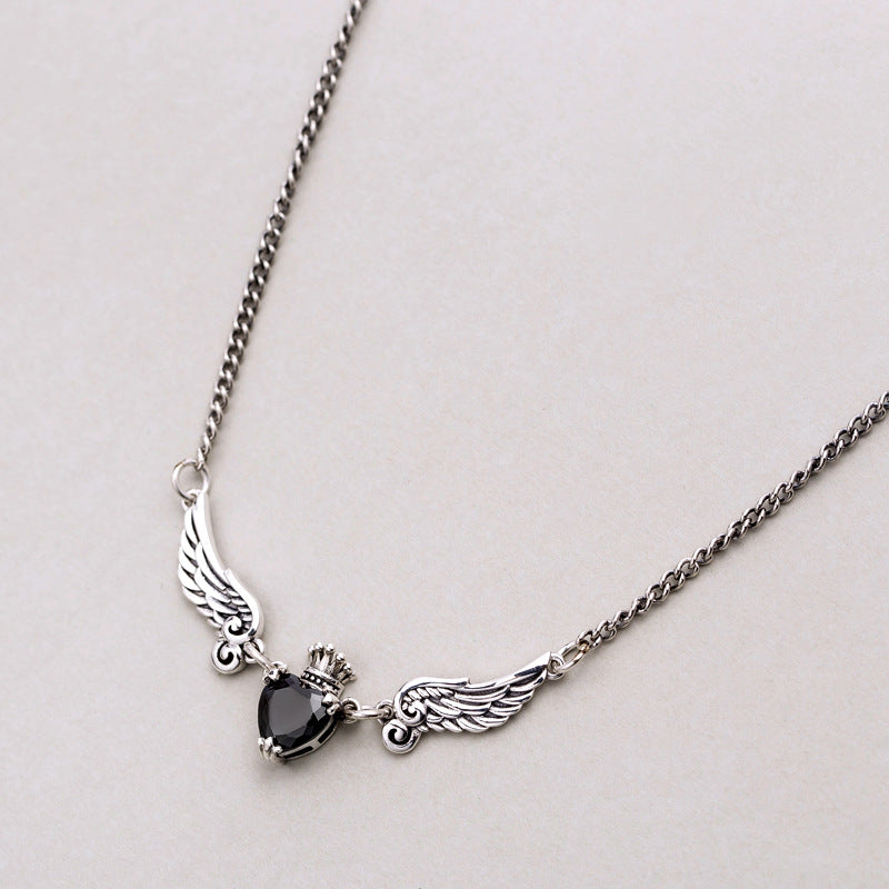 Angel wings necklace pendant