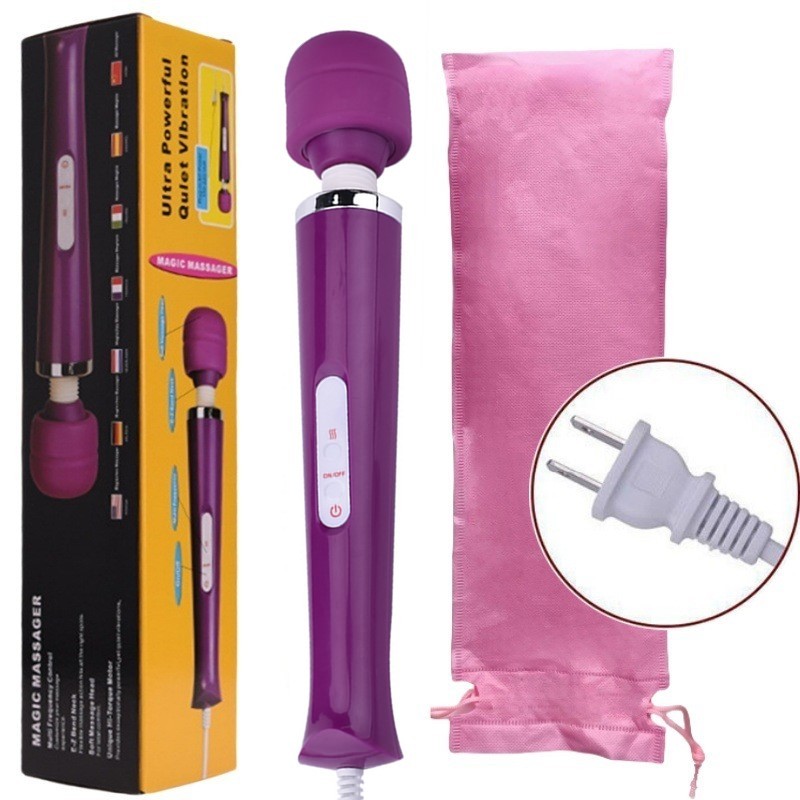 Handheld Massager 20 Speed Wand Vibrating Massage Magic Full Body Therapy Motor