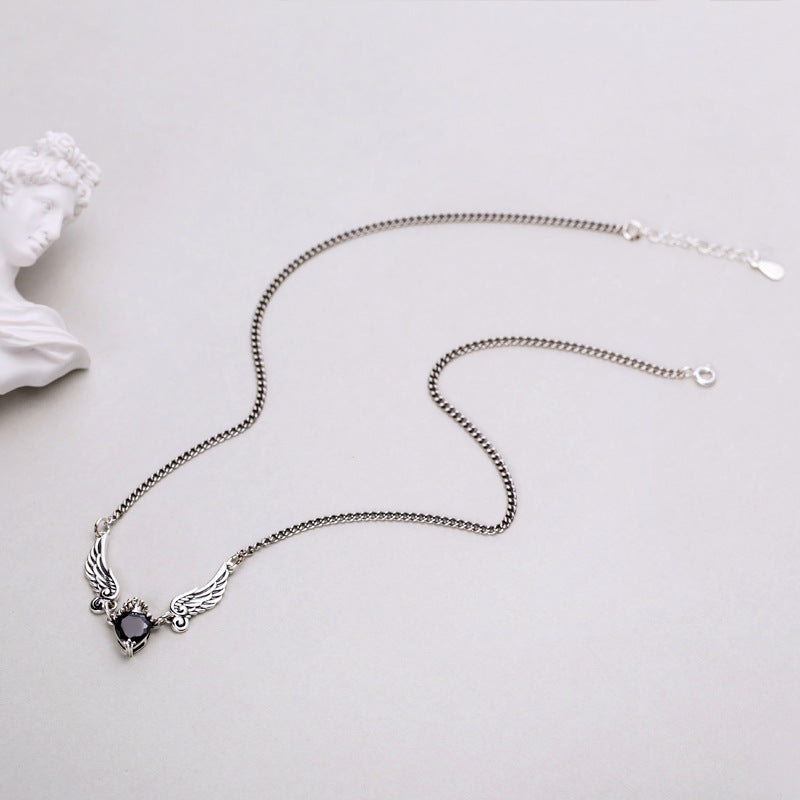 Angel wings necklace pendant