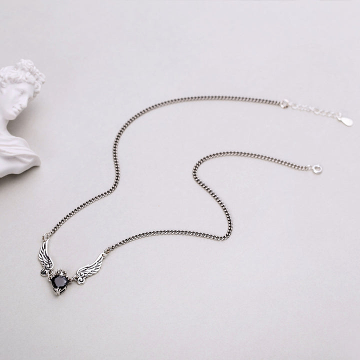Angel wings necklace pendant