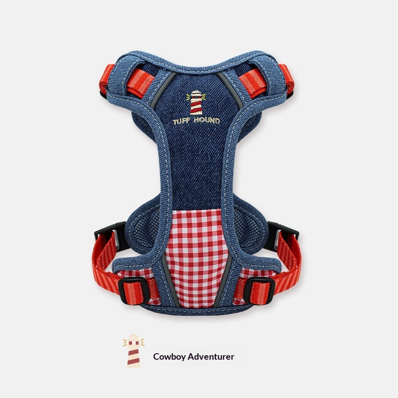 Pet Harness Vest-style Large Walking Leash Small To Medium Dog Leash