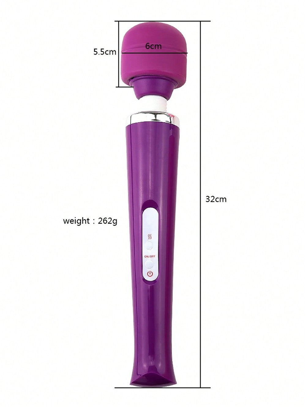 Handheld Massager 20 Speed Wand Vibrating Massage Magic Full Body Therapy Motor